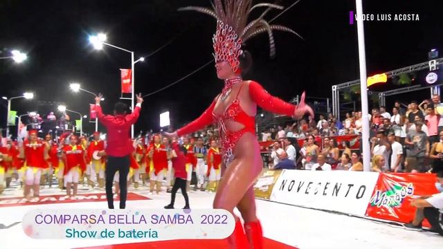Comparsa Bella Samba 2022 - Show de batería - Primera noche de carnaval смотреть онлайн