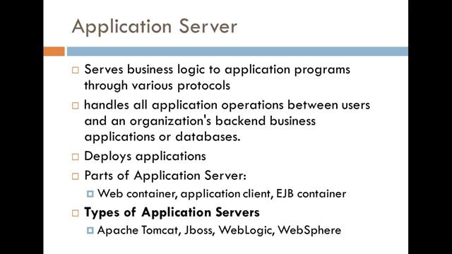 IQ 9: Whats the difference between Web and App Server? смотреть онлайн