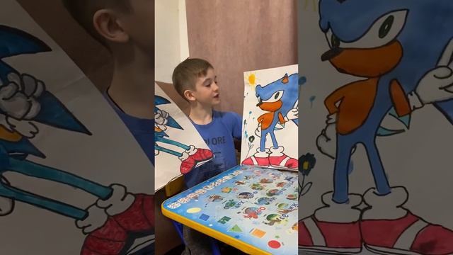 Нарисовал Соника. #соник#соникбум#рисунок#sonic#sonicboom#рисуноксоника