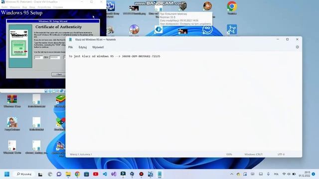 Как установить Windows 95 на VirtualBox смотреть онлайн