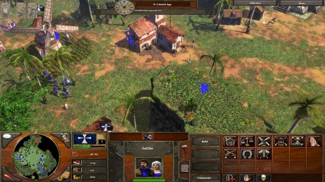 Age of Empires III GamePlay: EP07 Campaign Act 1 - Temples of the Aztec смотреть онлайн