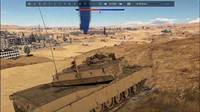 War Thunder | RB | M1 Abrams gameplay смотреть онлайн