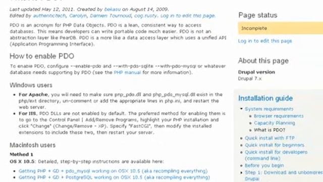 Troubleshooting drupal script & PHP Setting смотреть онлайн