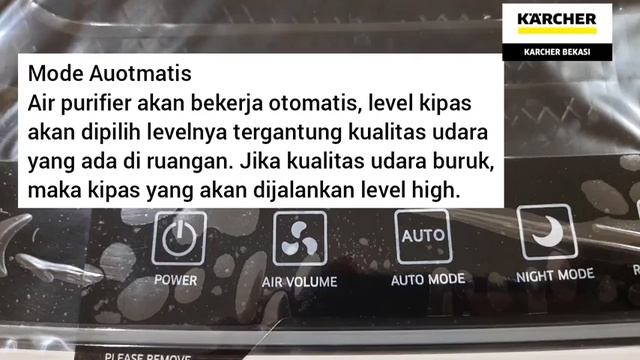 Review Air Purifier AF 100 Karcher - Karcher Bekasi