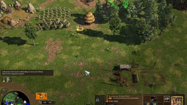 Cherokee Civ Gameplay 1 vs 1 Multiplayer (Age of Empires 3 DE Age of The World Mod) смотреть онлайн