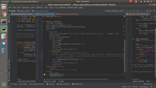 Shyna with Telegram client: Speech Recognition Part 7 смотреть онлайн