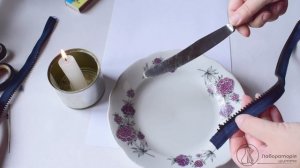 Как укоротить пластиковую тракторную молнию