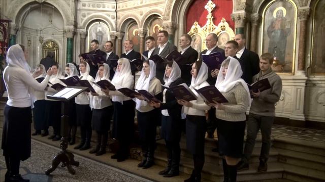Д. Бортнянский "Единородный Сыне", архиерейский хор Спасо-Преображенского собора смотреть онлайн