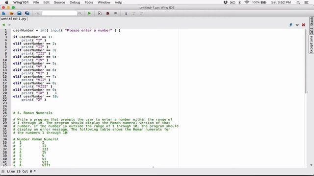 3.4. Roman Numerals - Python смотреть онлайн
