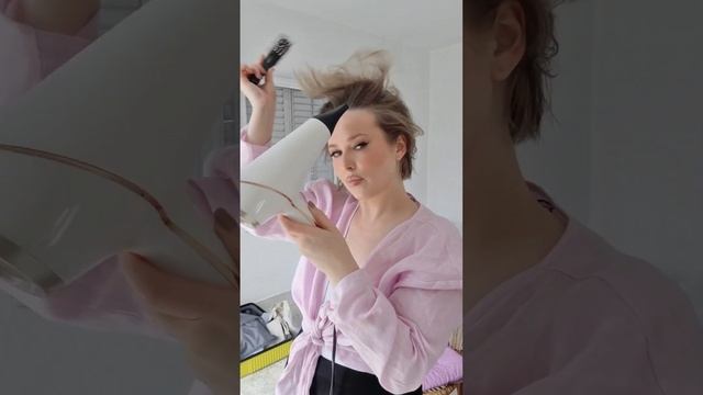 укладка без дайсона на брашинг) Tigi для объёма