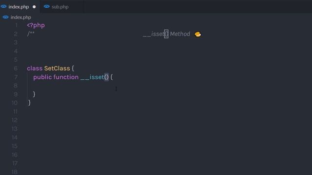 PHP __isset() Method for Class - In 3 Minutes смотреть онлайн