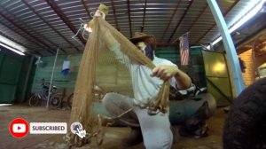 Как Забросить Кастинговую Сеть? С Лодки! самый простой способ!