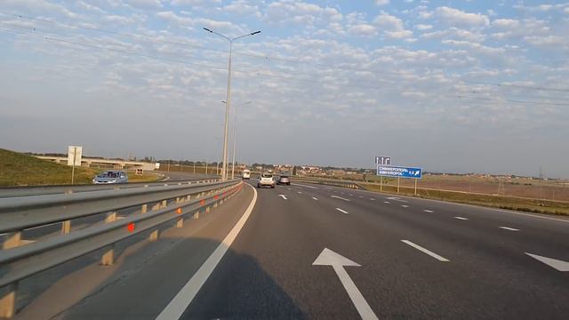 Трасса Таврида Крым, в сторону Керчи, поехали с нами) смотреть онлайн