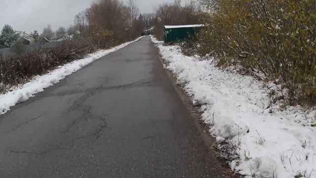 2023-10-29 от поворота на Елизаветино до дома (Рахманово) пешком // 9 км по сёлам // река Вохонка