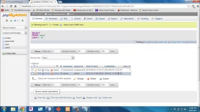 Yii Development - Password encryption (8 of10) смотреть онлайн