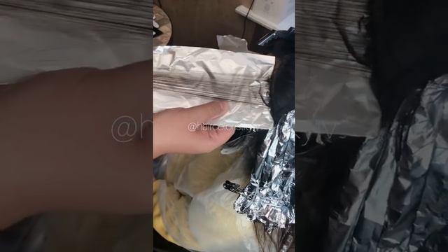 Shatush для брюнетки