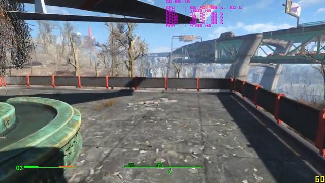Fallout 4 performance test i5 2500k HD 7870 8GB RAM 1280x720 смотреть онлайн