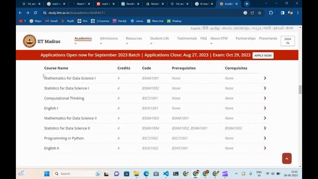 Book Recommended by IIT madras for Qualifier exam & foundational Level courses #iitmadras смотреть онлайн