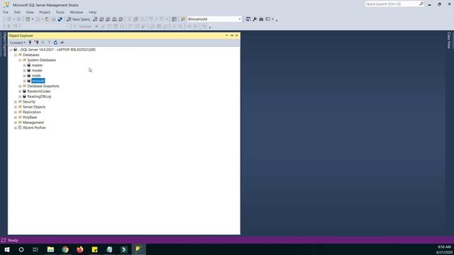 how to create a database in SQL | how to create a database using SSMS)| #techconcepts смотреть онлайн