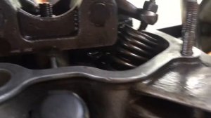 Работа клапанов на 167 моторе