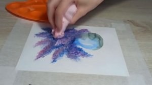 Рисование/ Как нарисовать букет сирени/ Мастер-класс