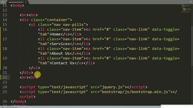 Lec # 22 Navigation Pills in Bootstrap 4 Urdu Hindi Bootstrap 4 Navigation Pills Urdu Hindi Tabs IT смотреть онлайн