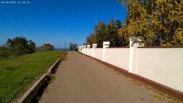 Юг. Ейск. Азовское море в октябре. смотреть онлайн