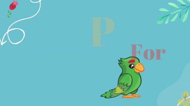 Learn Alphabet Video Clip- A for apple B Bird- soft kids folder смотреть онлайн