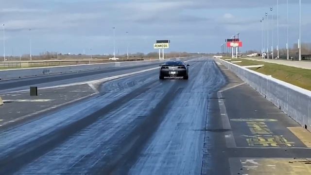 Supercharged C7 Corvette TEARING up 1/4 mile смотреть онлайн