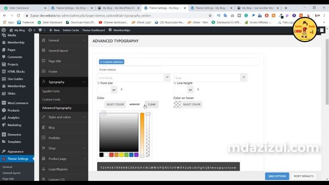 How To Change Woodmart Footer Text Color | Woodmart Theme Customization 2020