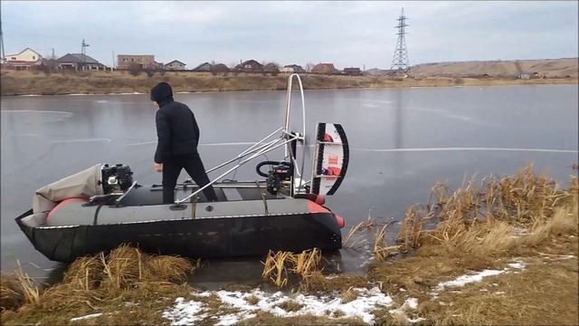 Поддув воздуха под дно Аэролодки смотреть онлайн
