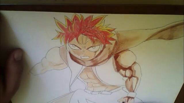 how to draw Natsu Dragnev anime "Fairy Tail"! нарисовать Нацу аниме "Хвост Феи"!フェアリーテイル смотреть онлайн