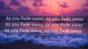 As You Fade Away (Lyrics)- NEFFEX