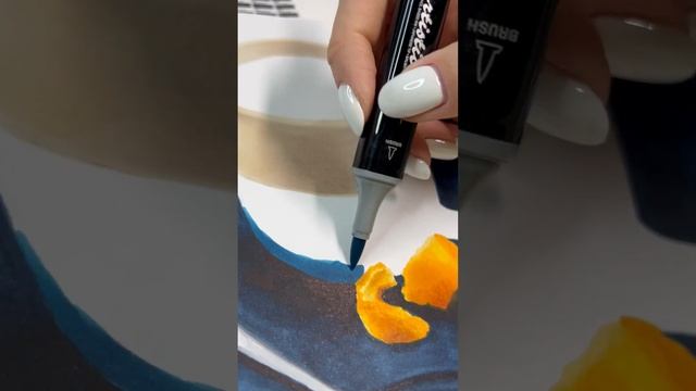 Процесс рисования какао маркерами Artisticks ? смотреть онлайн