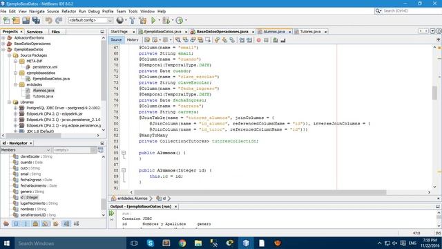 Persistencia, JPA JAVA Netbeans y Postgresql смотреть онлайн