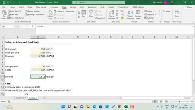 #15 Excel ka Gyan Course | Solver and Goal Seek Full Concept смотреть онлайн