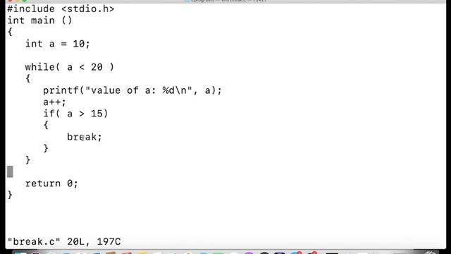 PROGRAMMING IN C – 31 (goto, break, continue and return) смотреть онлайн