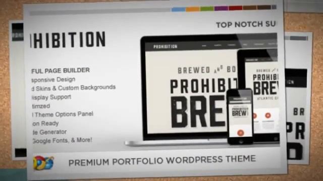 WP Prohibition Responsive Creative WordPress Theme + Download смотреть онлайн
