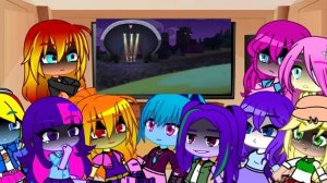 equestria girls(mlb)+ las dazzlings reaccionan a su futuro[parte 1]