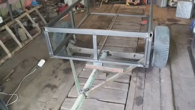 Телега САМОСВАЛ на мотоблок своими руками смотреть онлайн