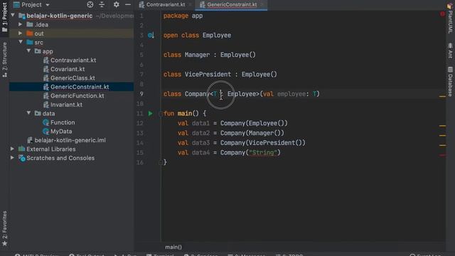 Belajar Kotlin Generic - 7 Generic Constraint смотреть онлайн
