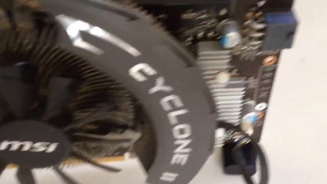 MSi nVidia GeForce 550 TI Cyclone II OC смотреть онлайн