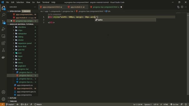 Angular Material #25 - Progress Bar Component смотреть онлайн