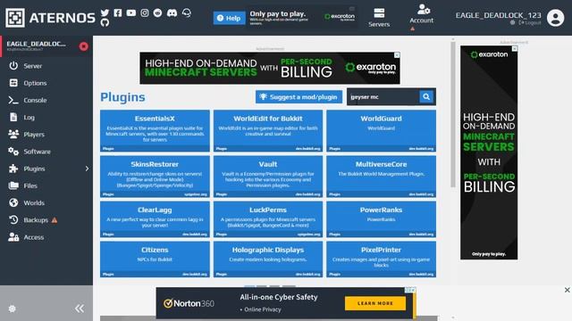 HOW TO MAKE SERVER FOR 1.17 & 1.19 VERSION AND GEYSER MC IS ONLY FOR LATEST VERSION OF MINECRAFT!! смотреть онлайн