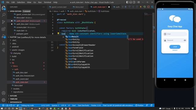 Flutter Chat App with Laravel From scratch | #4 : Sign in & Sign up with Persisted Bloc + Freezed смотреть онлайн
