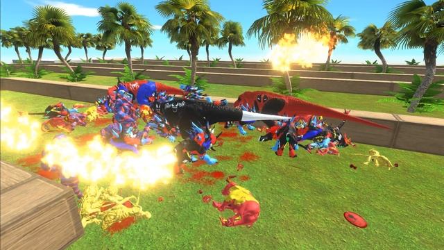 Race to get a eat PINK PIG #46 - Animal Revolt Battle Simulator смотреть онлайн