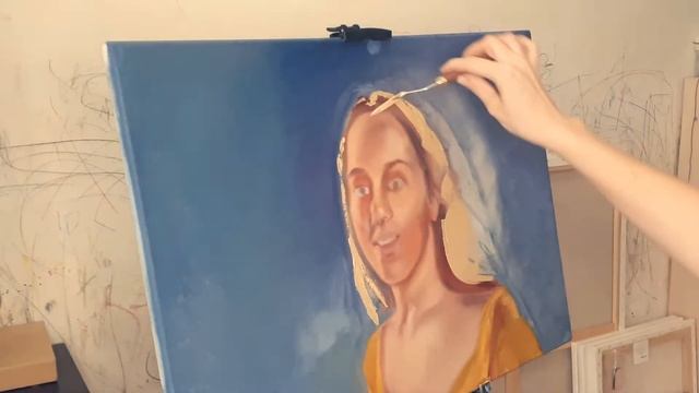 Портреты по фото маслом от руки смотреть онлайн