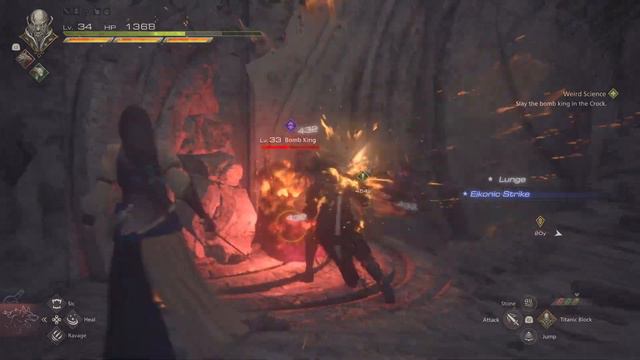 FINAL FANTASY XVI Bomb King Rank B смотреть онлайн