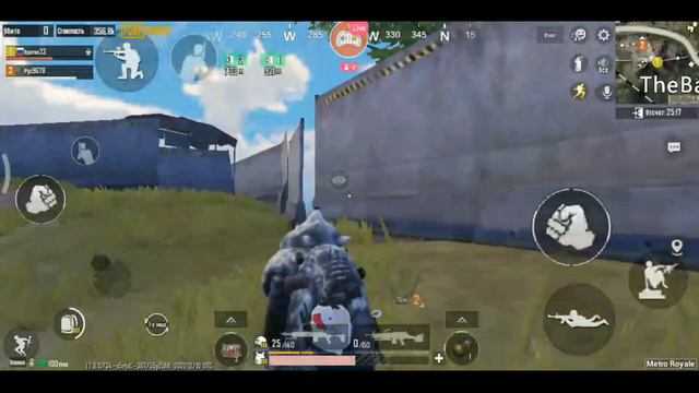 стрим по "PUBG MOBILE" МЕТРО РОЯЛЬ смотреть онлайн