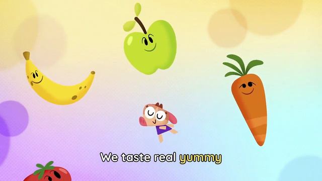FRUITS and VEGETABLES Song for Kids 🍌🍅🥬 Song for Kids | Lingokids смотреть онлайн
